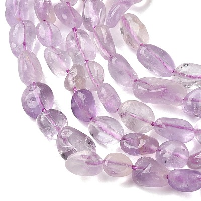 Natural Lavender Amethyst Beads Strands G-C268-A03-6x8mm-1