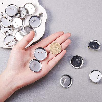 DIY Iron Brooch Findings IFIN-PH0023-60P-1