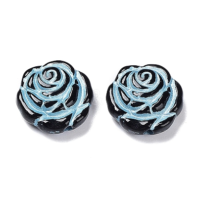 Opaque Acrylic Beads OACR-G016-09B-1