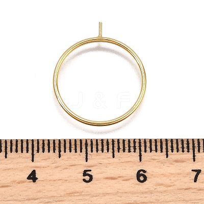 1/20 Yellow Gold Filled Stackable Rings Settings with Peg KK-Z116-01G-04-1