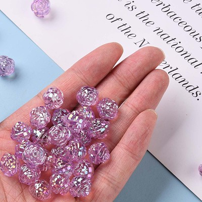 Transparent Acrylic Beads TACR-S154-33C-935-1
