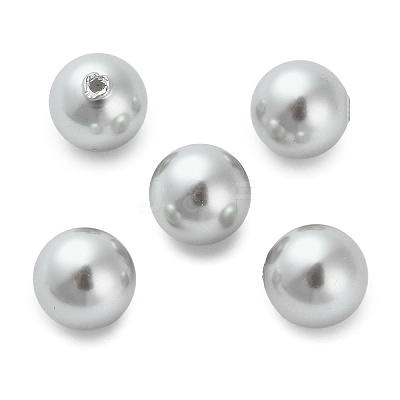 Baking Paint Pearlized Glass Pearl Round Beads HY-Q001-02A-04-1