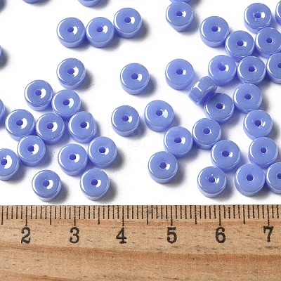 Opaque Colours Luster Glass Seed Beads X-SEED-E001-P3x6mm-A05-1