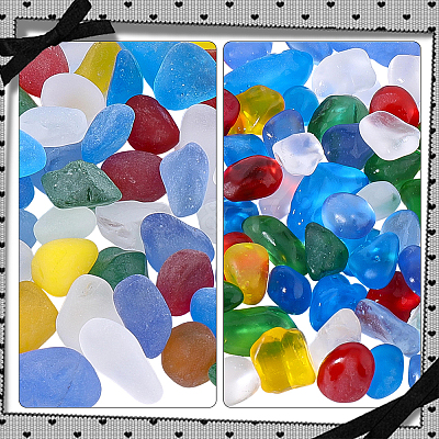 80Pcs Ocean Series Glass Display Decoration DJEW-PA0001-04A-1