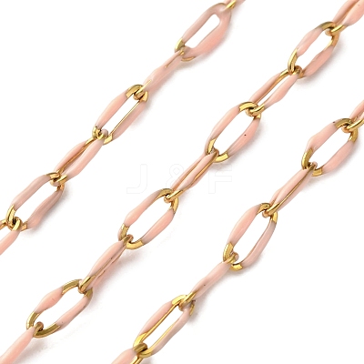 304 Stainless Steel Enamel Cable Chains CHS-R020-02G-08-1