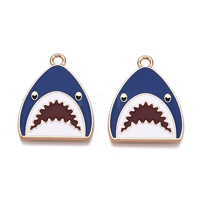 Alloy Enamel Pendants X-ENAM-T020-60B-1