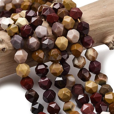Natural Mookaite Beads Strands G-Z119-A07-01A-1