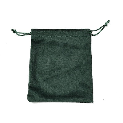 Velvet Jewelry Drawstring Storage Pouches ABAG-P013-02D-05-1