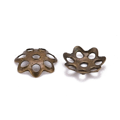 Iron Bead Caps IFIN-R197-AB-1