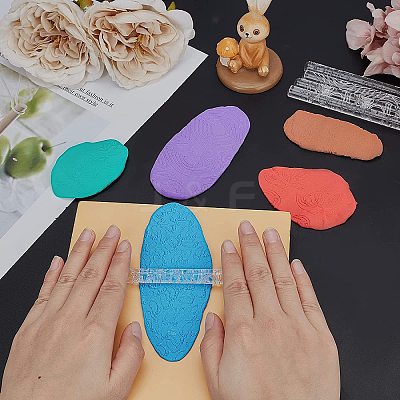 5Pcs 1 Style Acrylic Rolling Pin DIY-PH0003-40-1