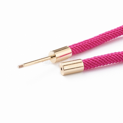 Braided Nylon Cord Bracelet Making MAK-A017-D01-12G-1