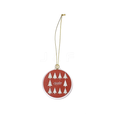 Christmas Theme Acrylic Pendant Decoration LS-HJEW-G021-01F-1