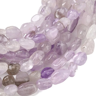 Natural Amethyst Beads Strands G-C286-A24-1