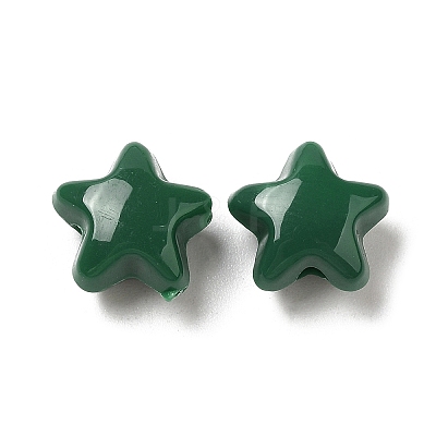 Opaque Acrylic Beads OACR-C016-30H-1
