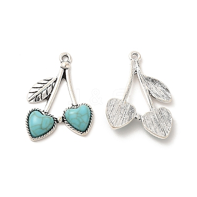 Retro Alloy Pendants TIBEP-L020-11AS-1