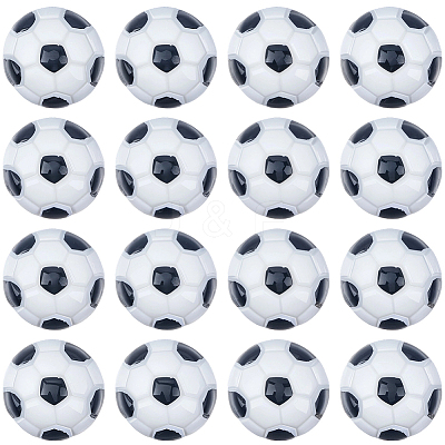 50Pcs Opaque Resin Cabochons RESI-SC0036-54-1