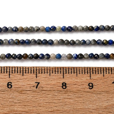 Natural Lapis Lazuli Beads Strands G-L629-B01-2mm-02-1