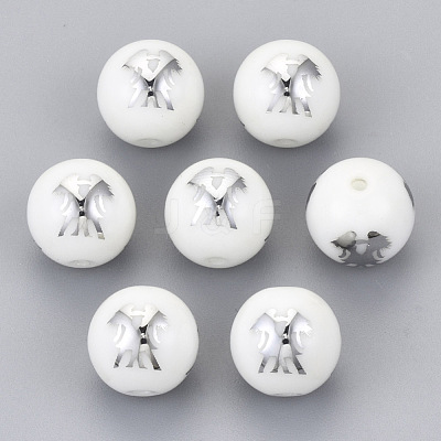 Electroplate Glass Beads EGLA-S178-11D-01-1