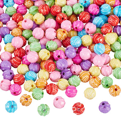 368Pcs Opaque Acrylic Beads SACR-TA0001-61-1