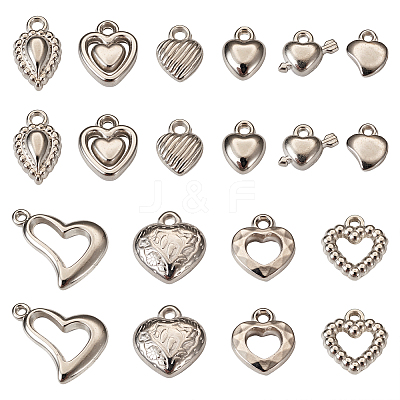 100Pcs 10 Style Acrylic Pendants FIND-TA0002-61-1