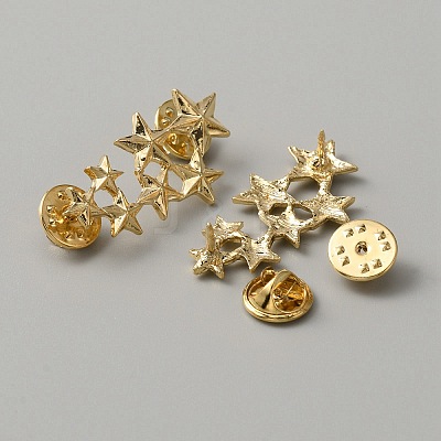 Alloy Star Brooch JEWB-WH0026-29LG-1