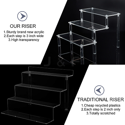 Acrylic Multi-Storey Display Rack AJEW-WH0245-74-1
