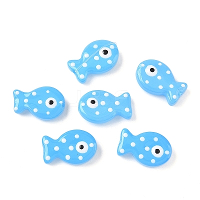 Baking Paint Glass Enamel Beads X-LAMP-D303-04J-1