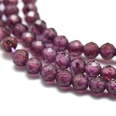 Natural Garnet Beads Strands G-O186-D01-1