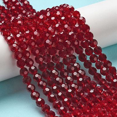 Transparent Glass Beads LS-EGLA-A035-T6mm-D02-1