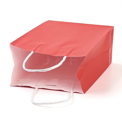 Pure Color Kraft Paper Bags AJEW-G020-B-12-1