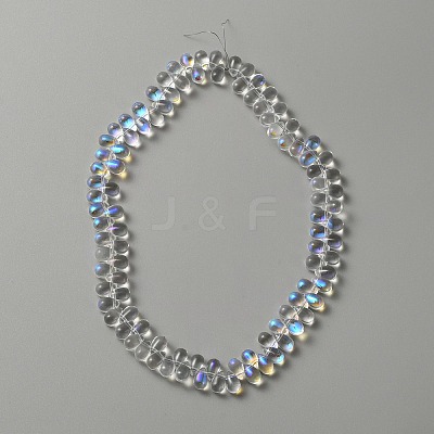 Electroplate Glass Beads GLAA-WH0023-29B-1