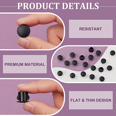 100Pcs Plastic Hole Plugs FIND-GF0003-74-1