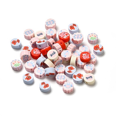 Handmade Polymer Clay Beads CLAY-E001-01A-1