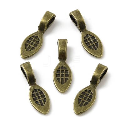 Alloy Glue-on Flat Pad Bails PALLOY-K005-06AB-1