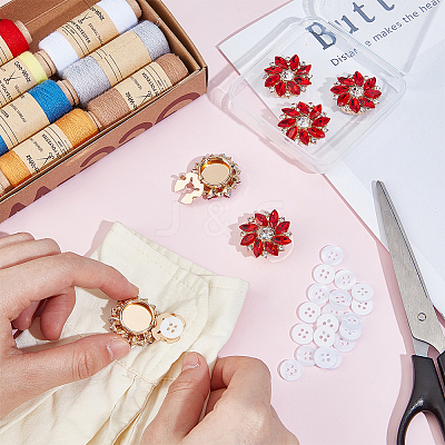 Alloy Cufflinks & Plastic Buttons HJEW-NB00247-1