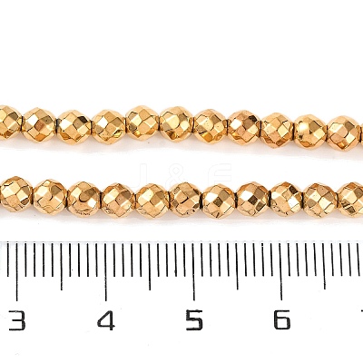 Electroplated Synthetic Non-magnetic Hematite Beads Strands X-G-H027-B01-03-1