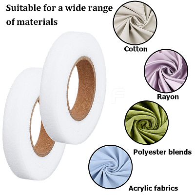 2 Roll Non-woven Fabrics Polyamide Double-sided Hot Melt Adhesive Film DIY-GF0007-98A-1