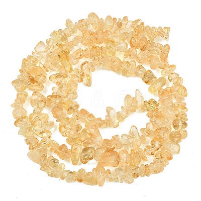 Natural Citrine Beads Strands G-F328-13-1