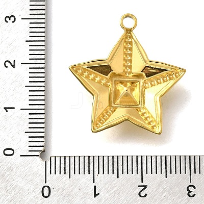 304 Stainless Steel Pendants STAS-Q346-08G-01-1