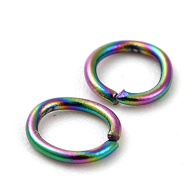 Ion Plating(IP) 304 Stainless Steel Open Jump Rings STAS-CJC0001-26A-1