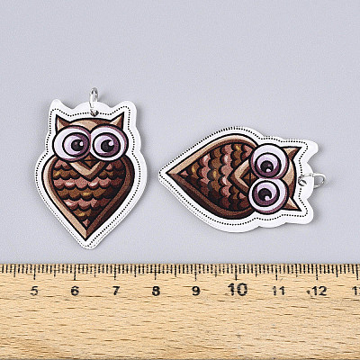 Printed Acrylic Pendants OACR-N144-01-1