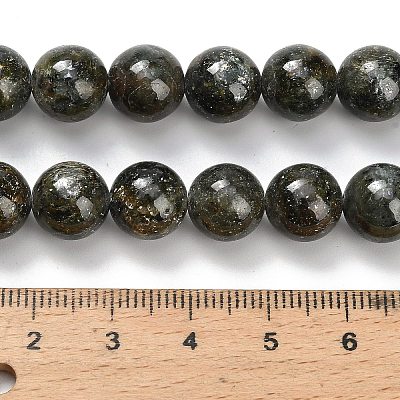 Natural Green Kyanite Beads Strands G-H335-B02-10mm-AB-1