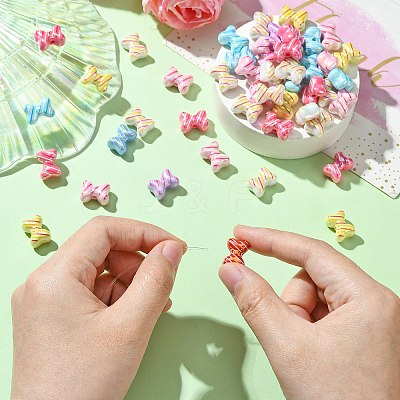 Opaque Acrylic Beads FIND-CJC0010-84-1