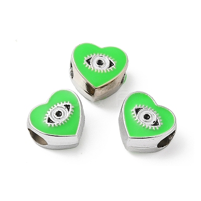 CCB Plastic European Beads CCB-B001-01G-1
