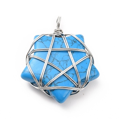 Natural & Synthetic Gemstone Pendants G-D458-07P-RS-1