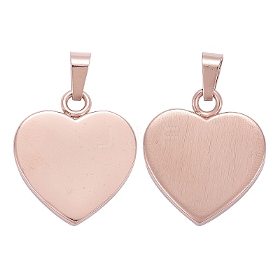Ion Plating(IP) Fashionable 304 Stainless Steel Stamping Blank Tag Pendants LS-STAS-J002B-01RG-1