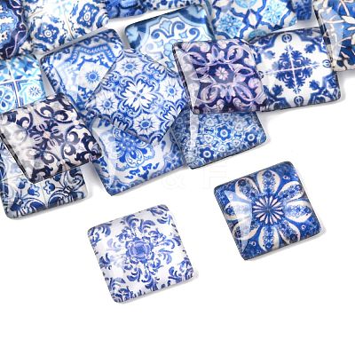 1 Bag Glass Cabochons GGLA-FS0001-17-1