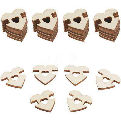 1 Set 1-Hole Wood Buttons BUTT-CY0001-16A-1