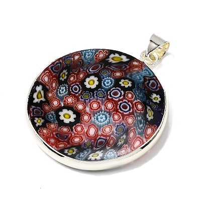 Handmade Lampwork Pendants LAMP-D002-04A-S-1