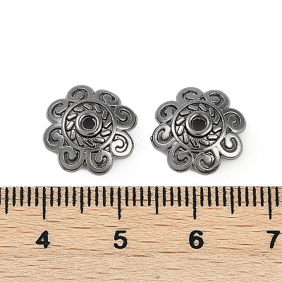 Tibetan Style Bead Caps TIBEB-00955-B-RS-1